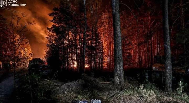 Ukrajnában közel 2250 hektár föld égett le az ökoszisztémákban keletkezett tüzek miatt