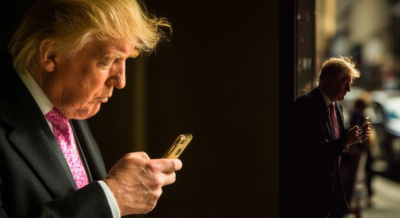 Ki gondolta volna: bukás lett a Trump telefon