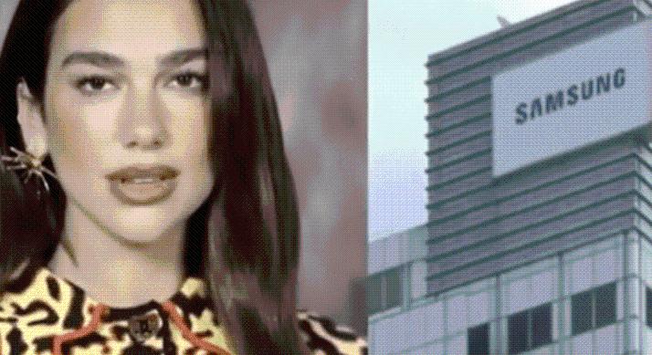 Dua Lipa 15 millió dollárra perli a Samsungot – Szerinte engedély nélkül használták a képét