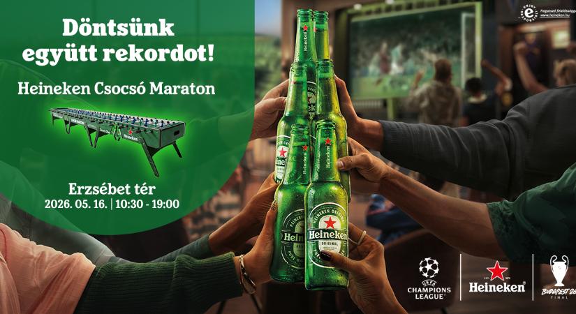 Csocsó-maratonra hív a Heineken