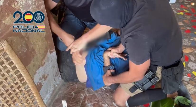 A legveszélyesebb bűnözők között tartották nyílván a Tenerifén elfogott magyar bűnözőt – videó