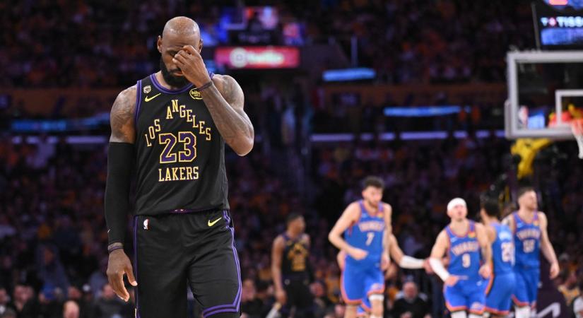 Akkora verést kapott a Los Angeles Lakers, hogy LeBron James a visszavonuláson gondolkodik – videó
