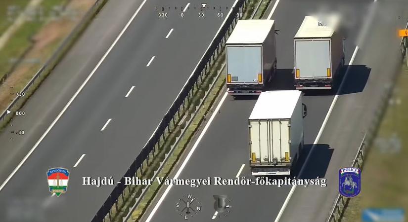 Sorra akadtak fent a rostán a szabályszegő sofőrök, nagy razzia volt Hajdú-Biharban – videóval
