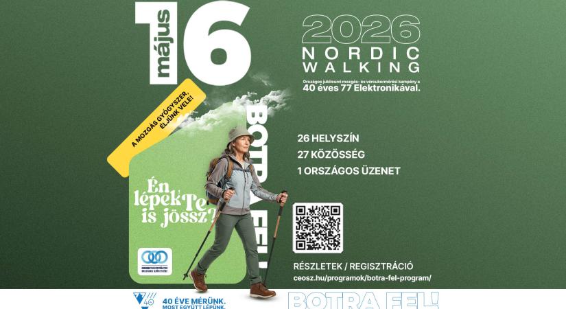 Idén is elindul a Botra fel! kampány – Szolnokon és a térségben is várják a résztvevőket