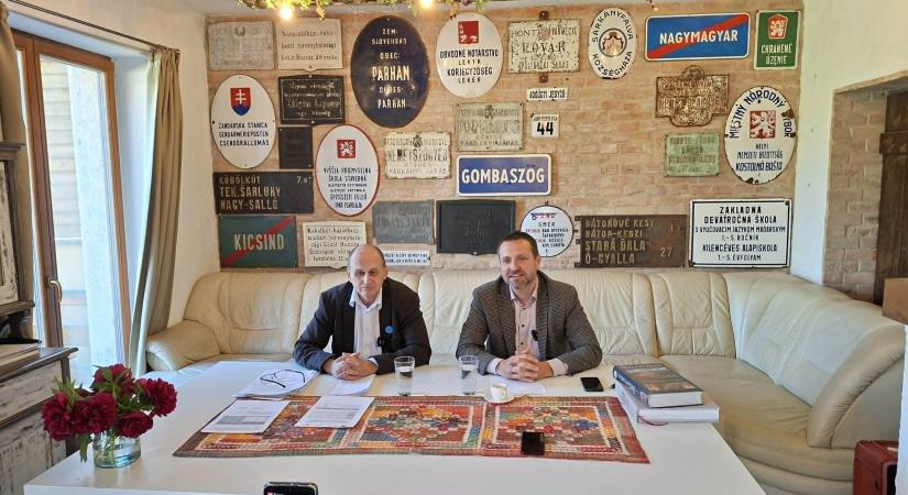Vág-híd, támogatások és komáromi fejlesztések – sajtótájékoztatót tartott Orosz Örs és Andruskó Imre