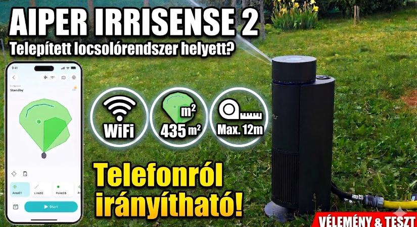 Locsolórendszer helyett? Az Aiper Irrisense 2 ezt ígéri, de sikerül?