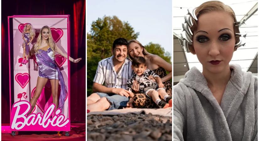 Egy pislogás alatt átöltözik a magyar Barbie, Réka!
