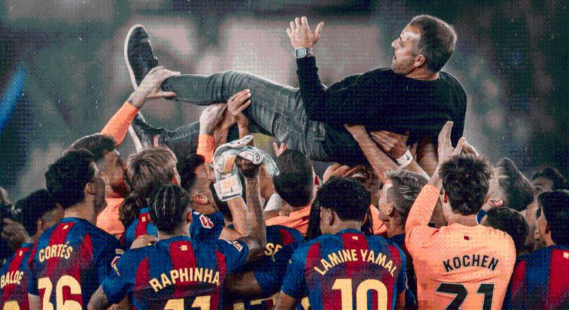 Bejelentés várható: Hansi Flick új korszakot építhet Barcelonában