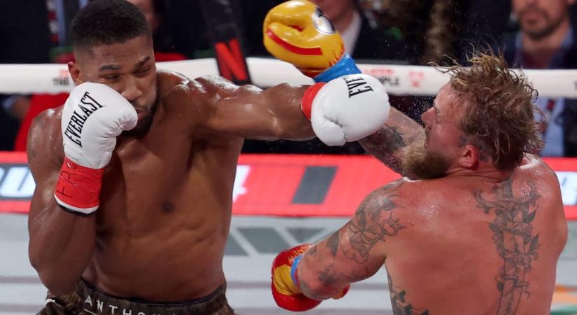 Elképzelhető, hogy Anthony Joshua véget vetett Jake Paul bokszolói karrierjének
