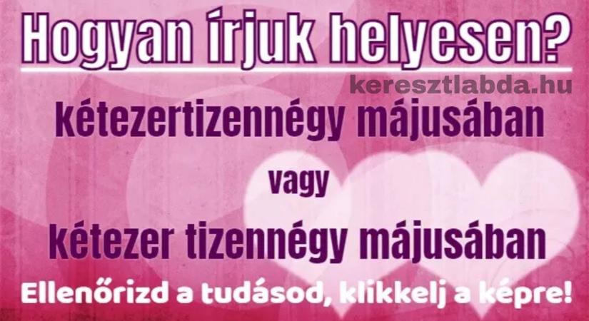 Napi helyesírás feladat: „Kétezer tizennégy” vagy „kétezertizennégy”? A kötőjel dönt!