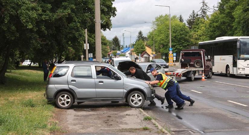 Baleset miatt volt óriási torlódás a belvárosban