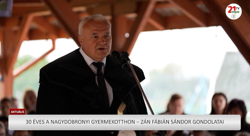 Aktuális (2026.05.12) 30 éves a nagydobronyi gyermekotthon – Zán Fábián Sándor gondolatai (videó)
