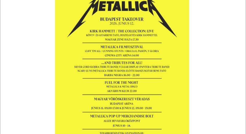 Metallica véradás – A Metallica összefogott a Vöröskereszttel, hogy életeket mentsen