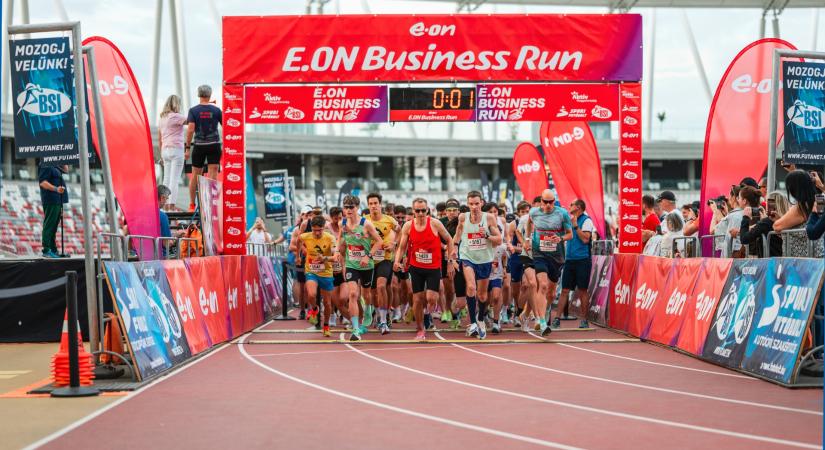 Óriási stadionbulival ért véget a második E.ON Business Run