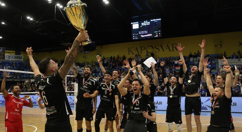 A Magyar Kupa után a bajnoki cím is Kaposvárra került
