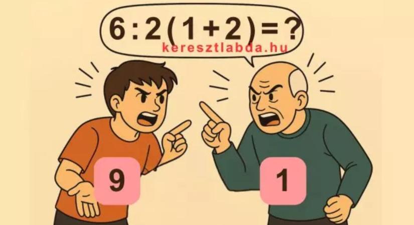 Napi matek feladat: Egy példa, amin a fél internet hajba kapott, te melyik táborba tartozol?
