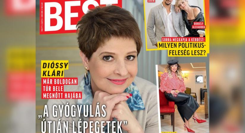 Dióssy Klári a rákbetegségéről: Együtt sírtunk, amikor a férjem levágta a hajam a fürdőszobánkban