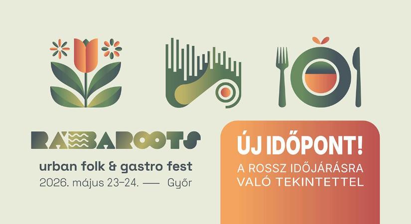 Az időjárás közbeszólt: elhalasztják a RábaROOTS hétvégi programját