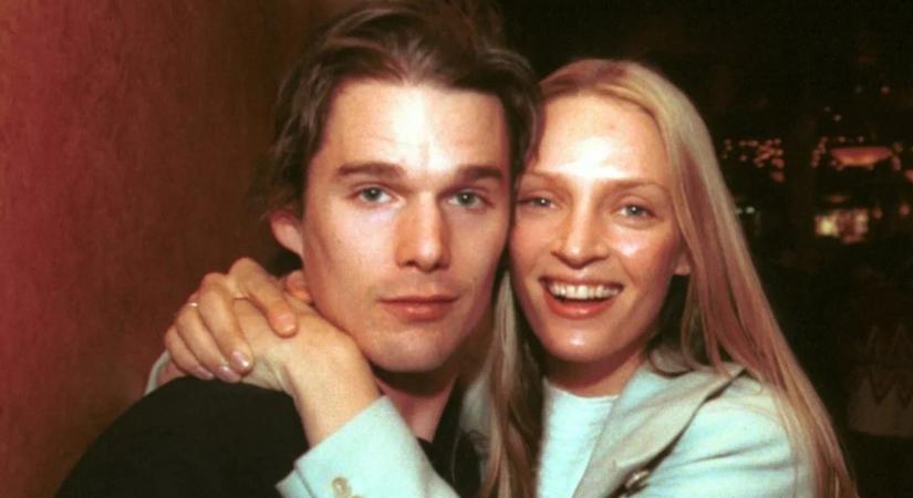 Irtó jóképű pasi lett Uma Thurman és Ethan Hawke közös fia – Friss fotókon a 24 éves Levon Hawke