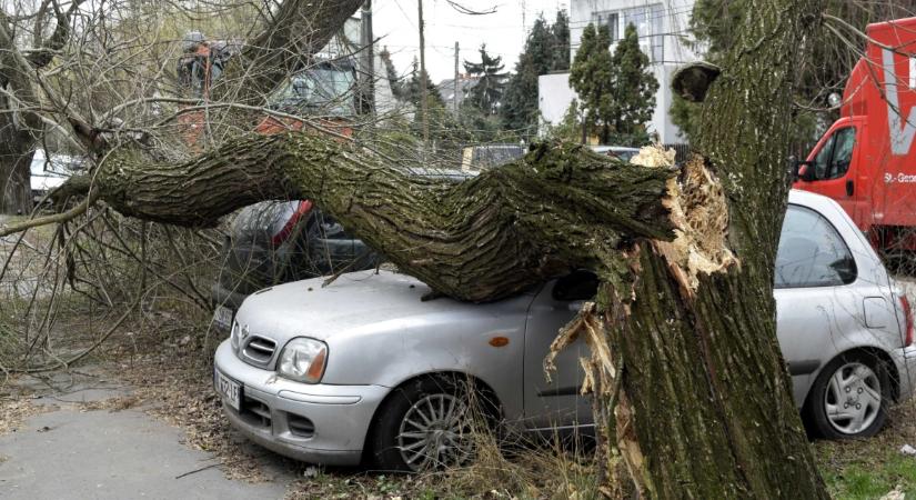 A parkoló autókat fenyegetik a viharok, ezt lehet tenni