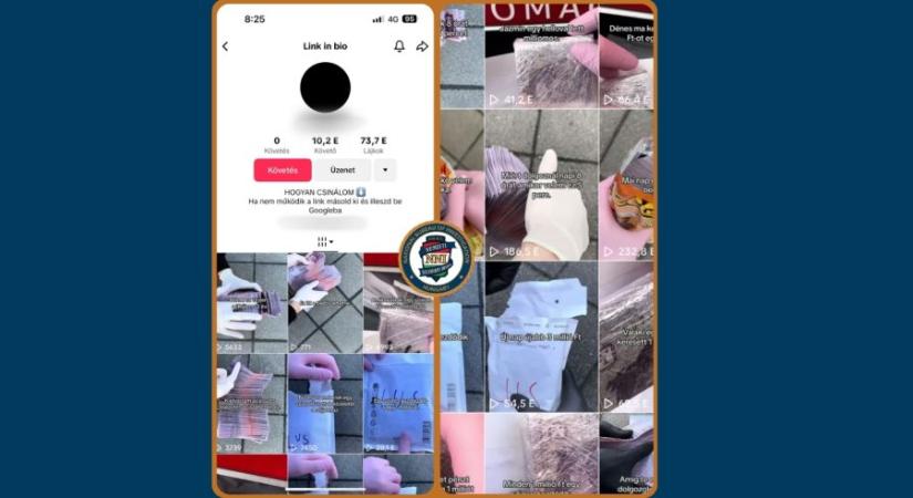 Így pörgette és árulta a hamis tízezres kötegeket egy fiatal a TikTokon