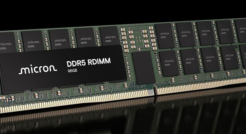 Brutális kapacitású, 256 GB-os DDR5 RDIMM memóriák gyártását kezdte meg a Micron