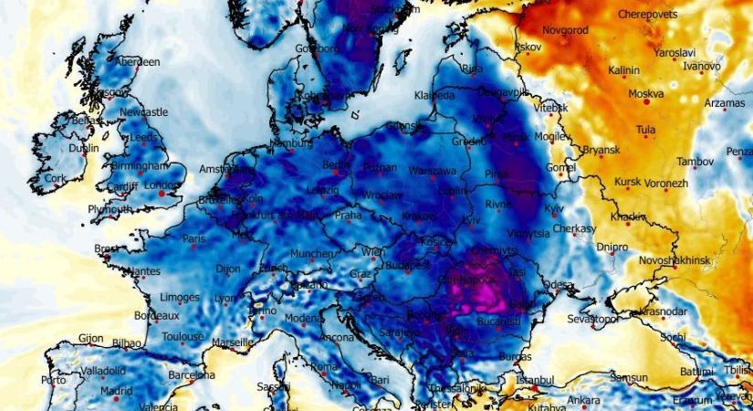 Hidegből a melegbe: drámai fordulatot mutatnak az előrejelzési térképek