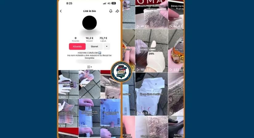 Rendőrök csaptak le egy TikTokon hirdető pénzhamisítóra