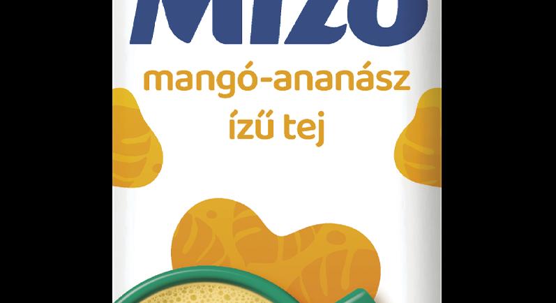 Frissítő, nyári lendület! Itt az új Mizo mangó-ananász ízű tej!