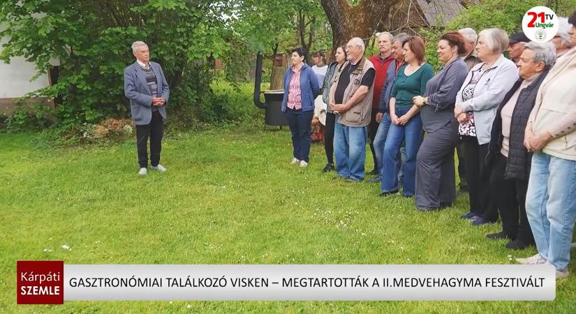 Gasztronómiai találkozó Visken – megtartották a II.Medvehagyma Fesztivált (videó)