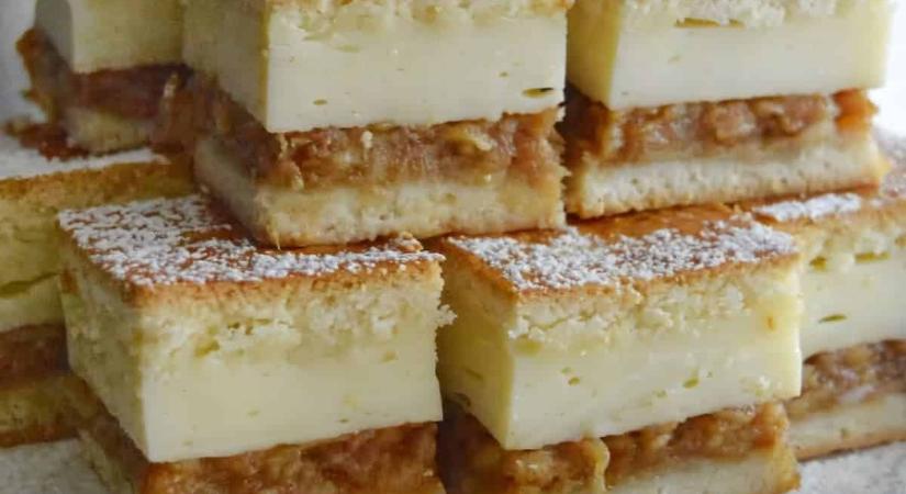 Soha többet nem sütöd máshogy: a krémes almás pite, ami függőséget okoz