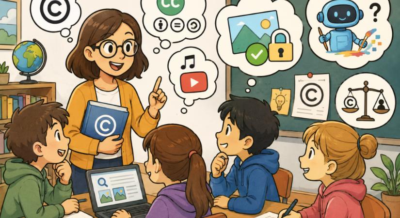 Szerzői jog az osztályteremben – amit minden pedagógusnak tudnia érdemes a digitális tartalmakról és az MI használatáról