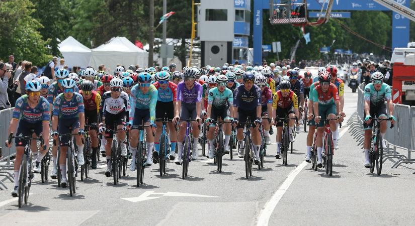 Tömegbukással indult a Tour de Hongrie