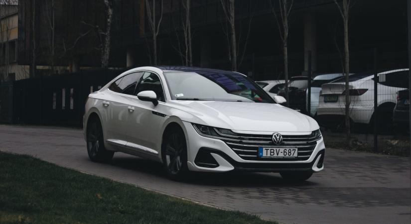 Volkswagen Arteon R-Line használtautó-teszt – a dízel, ami ma is megdobogtatja az autórajongók szívét