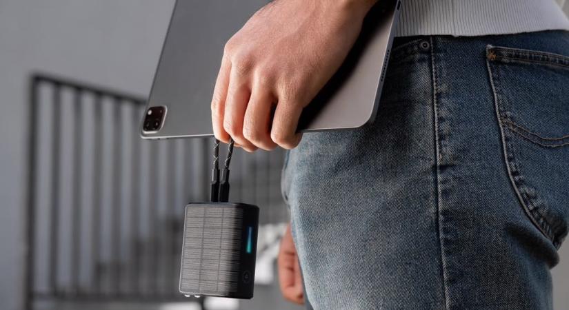 Powerbank, ami sosem merül le: itt a sokfunkciós, napelemes vésztöltő