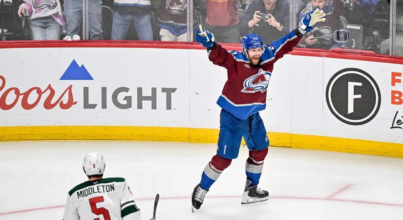 NHL: háromgólos hátrányból fordított, főcsoportdöntős a Colorado