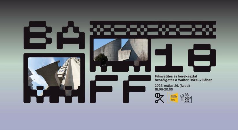Rövidfilmek a brutalista építészetről – Filmvetítés és kerekasztal beszélgetés a Walter Rózsi-villában