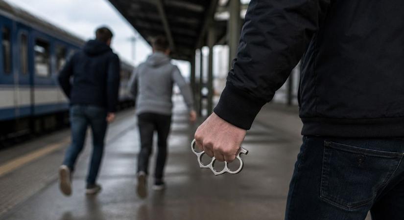 Őrült csapkodásba kezdett egy utas a kaposvári vasútállomáson – azt hitte, rajta nevetnek a fiatalok