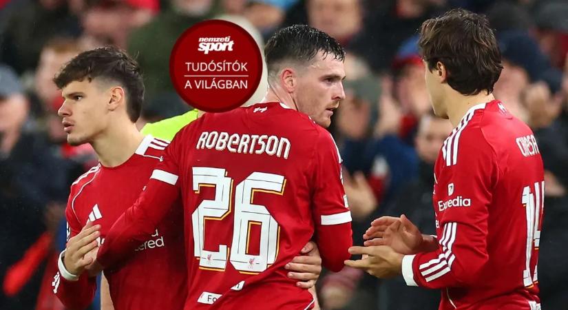 Arne Slot: Kerkez előtt ragyogó jövő áll, felért Robertson szintjére