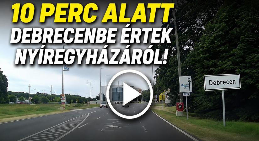 Elképesztő! Így juthatsz el nagyjából 10 perc alatt Nyíregyházáról Debrecenbe (videó)
