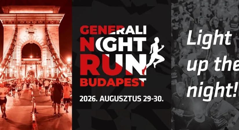 Augusztus 29-én rendezik a Generali Night Run fesztivált Duna-átúszással