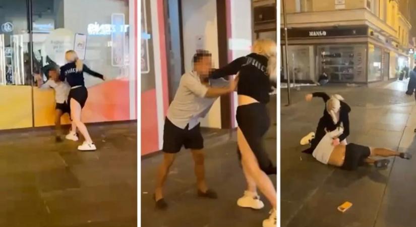 Videón terjed a zágrábi verekedés – turistát bántalmazott egy 20 éves szexi MMA harcos nő