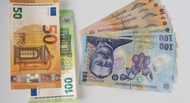 Hangyányit erősödött a lej az euróhoz képest
