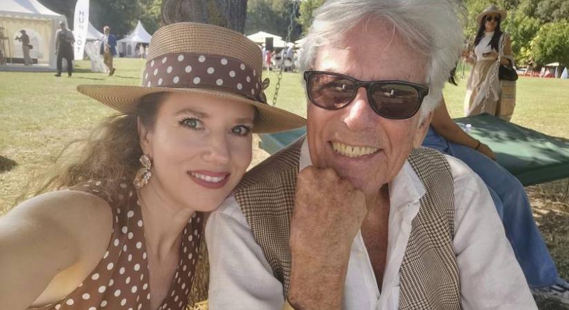 Ernyey Béla és 38 évvel fiatalabb felesége összeöltöztek: mintha egy hollywoodi filmből léptek volna ki