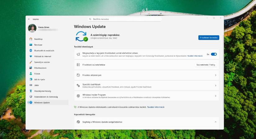 Önjavító mód jön a Windows 11-be