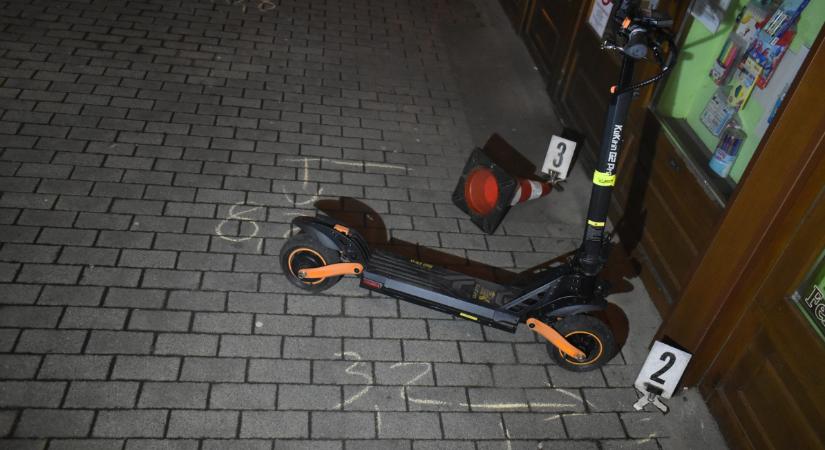 Másfél éven belül kétszer esett hatalmasat részegen egy férfi e-rollerrel