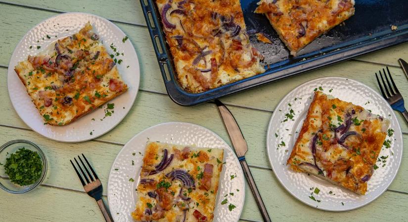 Krumplis kenyérlángos: a legfinomabb magyaros étel, amire simán lecserélheted a pizzát – Videó!