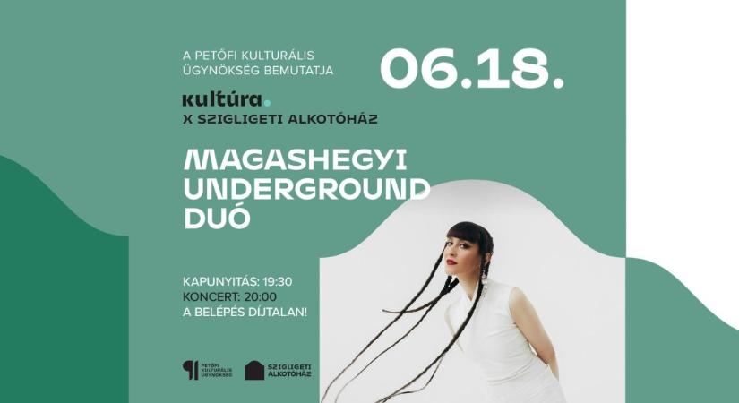Magashegyi Underground duó a Szigligeti Alkotóház udvarán