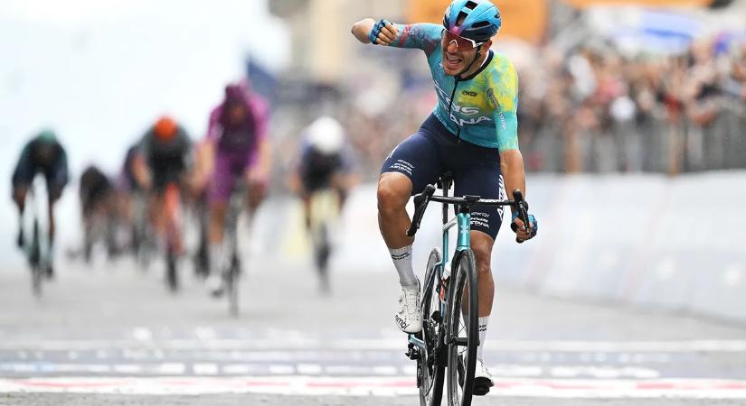 Giro d’Italia: Ballerini nyerte az újabb bukással tarkított befutót