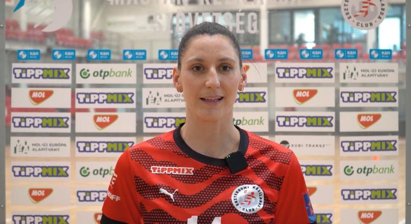 „Nagyon izgatott vagyok, nagyon várom a hétvégét” – Kisfaludy Anett, a MOL Esztergom beállója